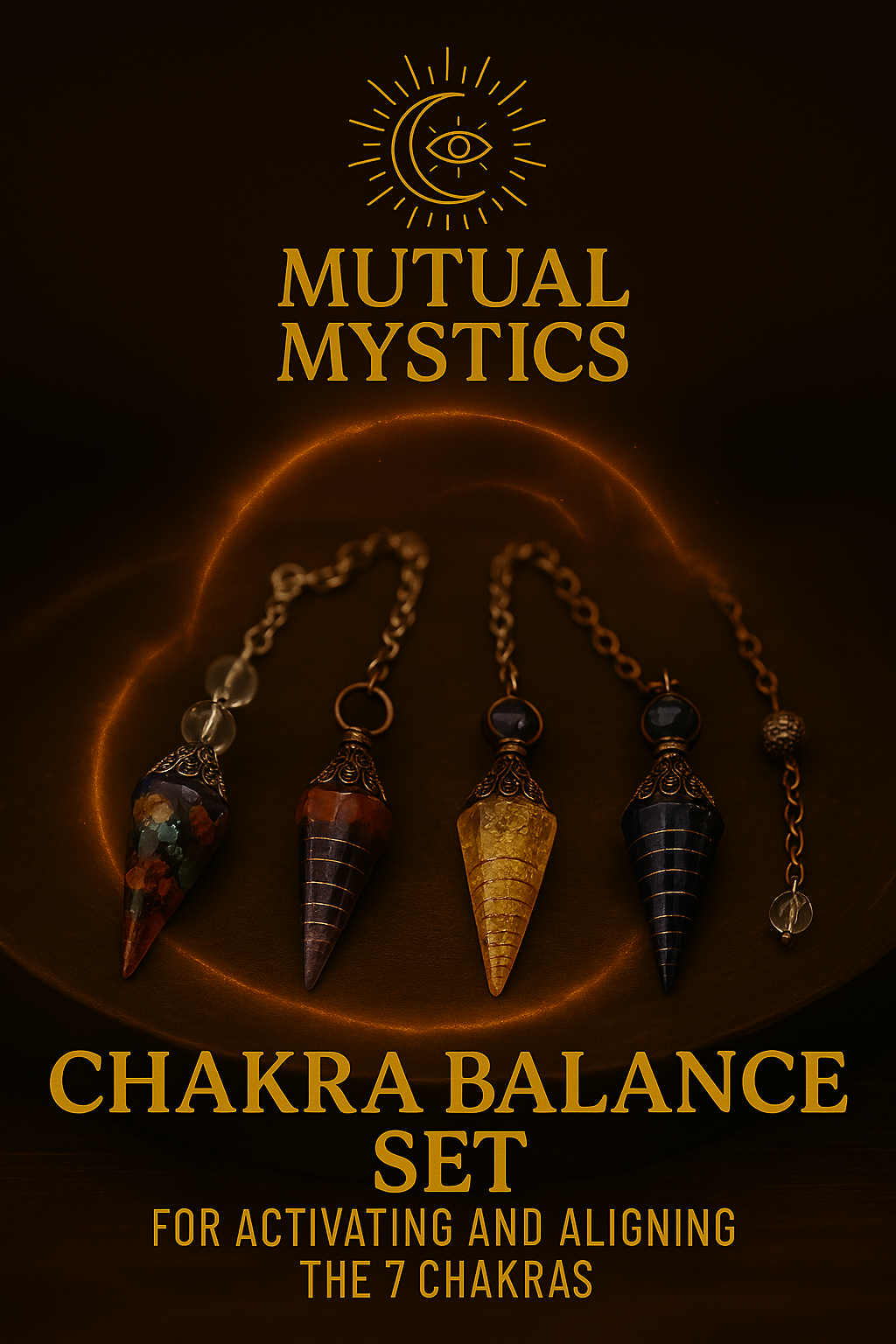 ✨ Mystical Pendulum Bundle – Set of 5 ✨