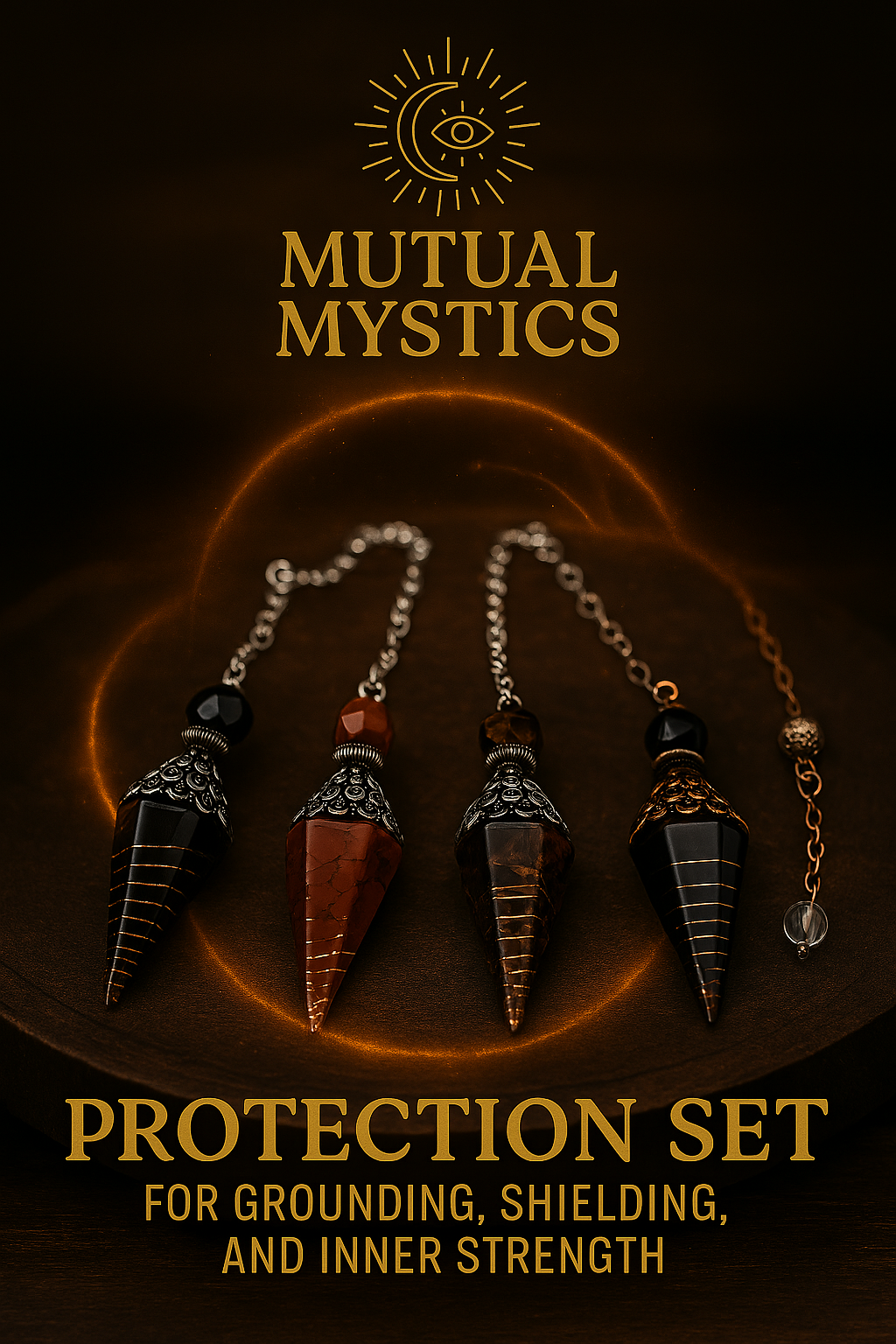 ✨ Mystical Pendulum Bundle – Set of 5 ✨