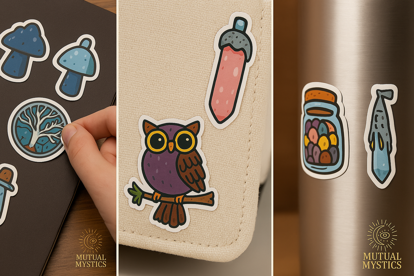 ✨ The Mutual Mystics Sticker Bundle – Channel Your Inner Vibe ✨