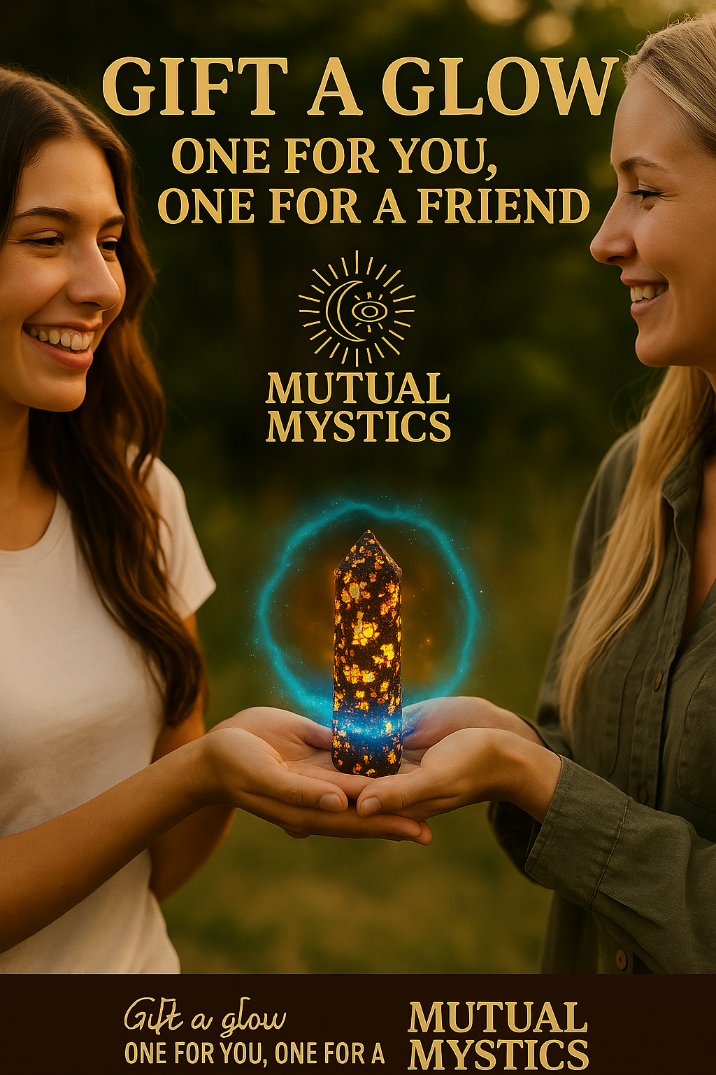Yooperlite Flame Crystal Tower – Illuminate Your Rituals